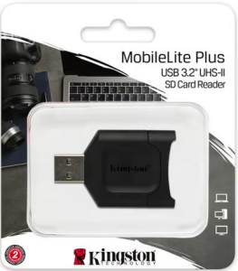 Kingston MobileLite Plus - kortlæser - USB 3.2 Gen 1