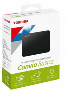 Toshiba Canvio Basics - harddisk - 4 TB - USB 3.2 Gen 1 / USB 2.0 - 2.5"